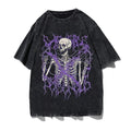 Lighting Skelton Streetwear T-Shirt
