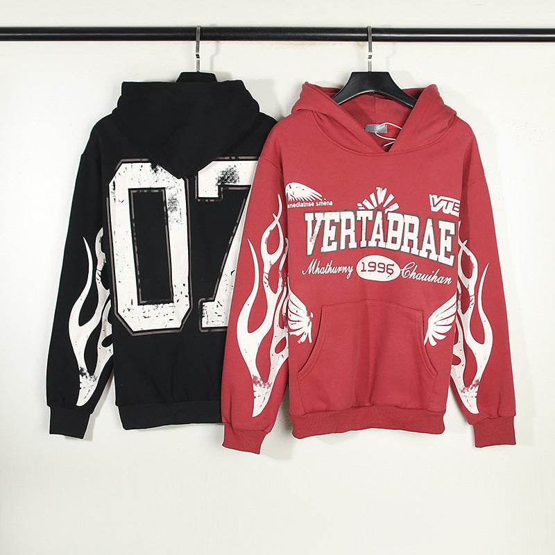 Retro Vintage Casual Streetwear Hoodie