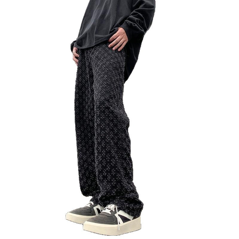 Jacquard Full-print Jeans