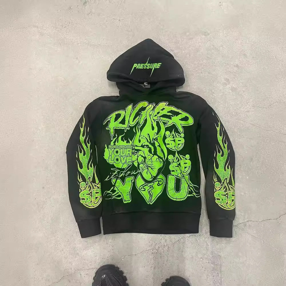 Vintage Y2K streetwear High Street Pullover Hoodie