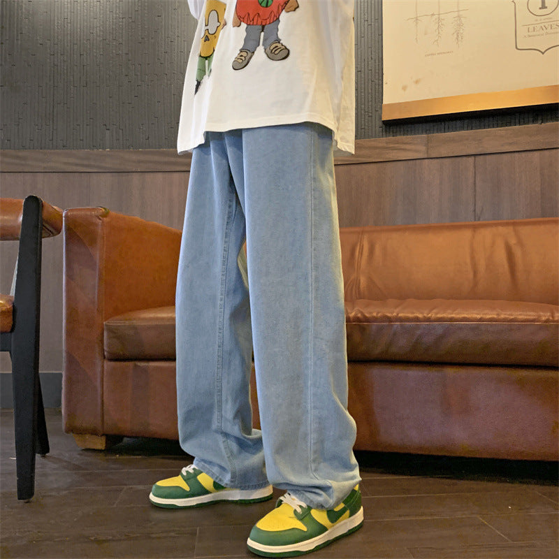 Retro Baggy Straight Denim Jeans