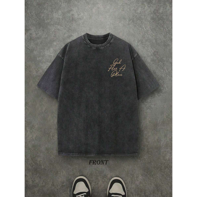 Vintage Washed God Has A Plan T-shirt