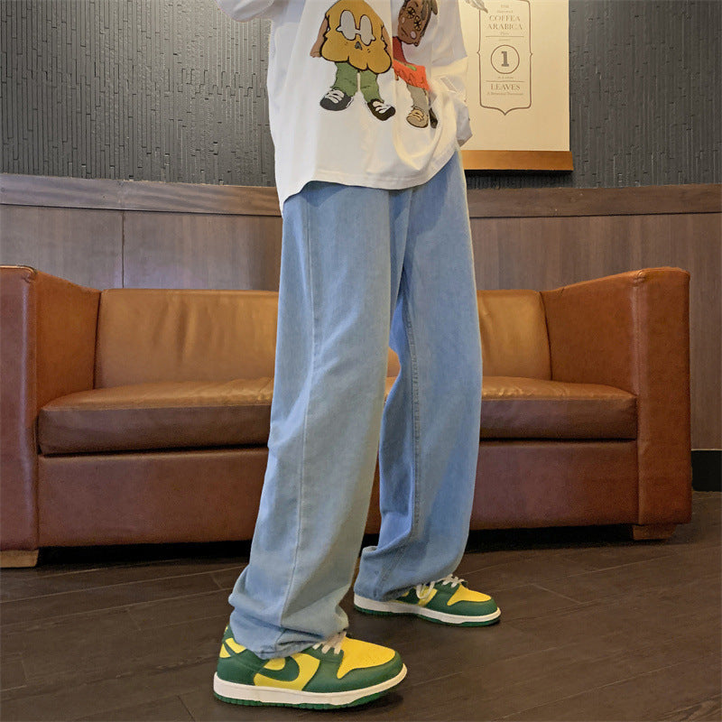 Retro Baggy Straight Denim Jeans