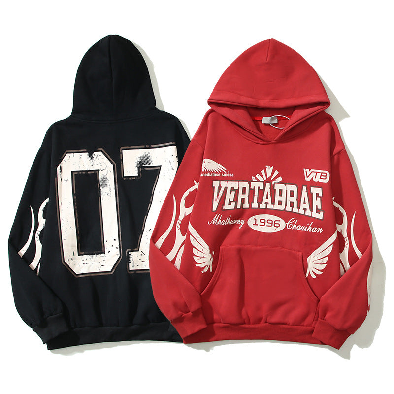 Retro Vintage Casual Streetwear Hoodie