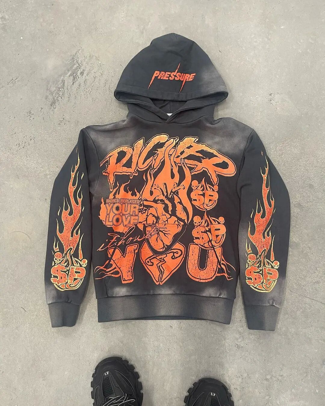 Vintage Y2K streetwear High Street Pullover Hoodie