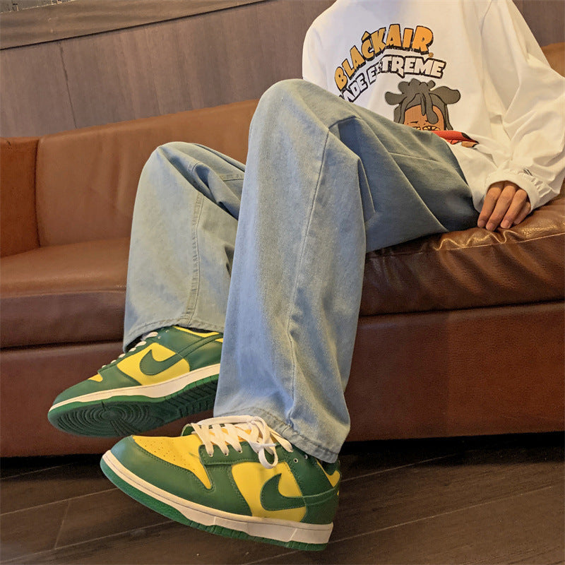 Retro Baggy Straight Denim Jeans