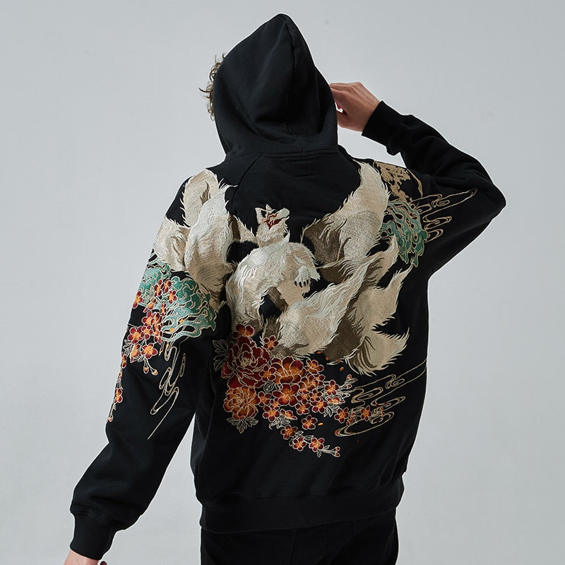 Chinese Style Embroidery Hoodie