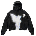 Angel Washed Streetwear Hoodie