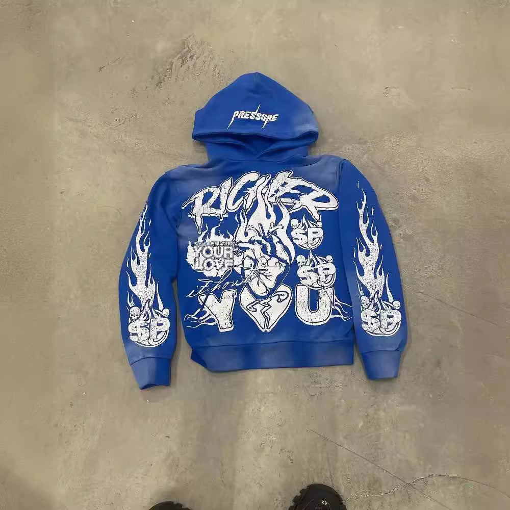 Vintage Y2K streetwear High Street Pullover Hoodie